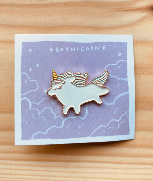 Boynicorn Enamel Pin