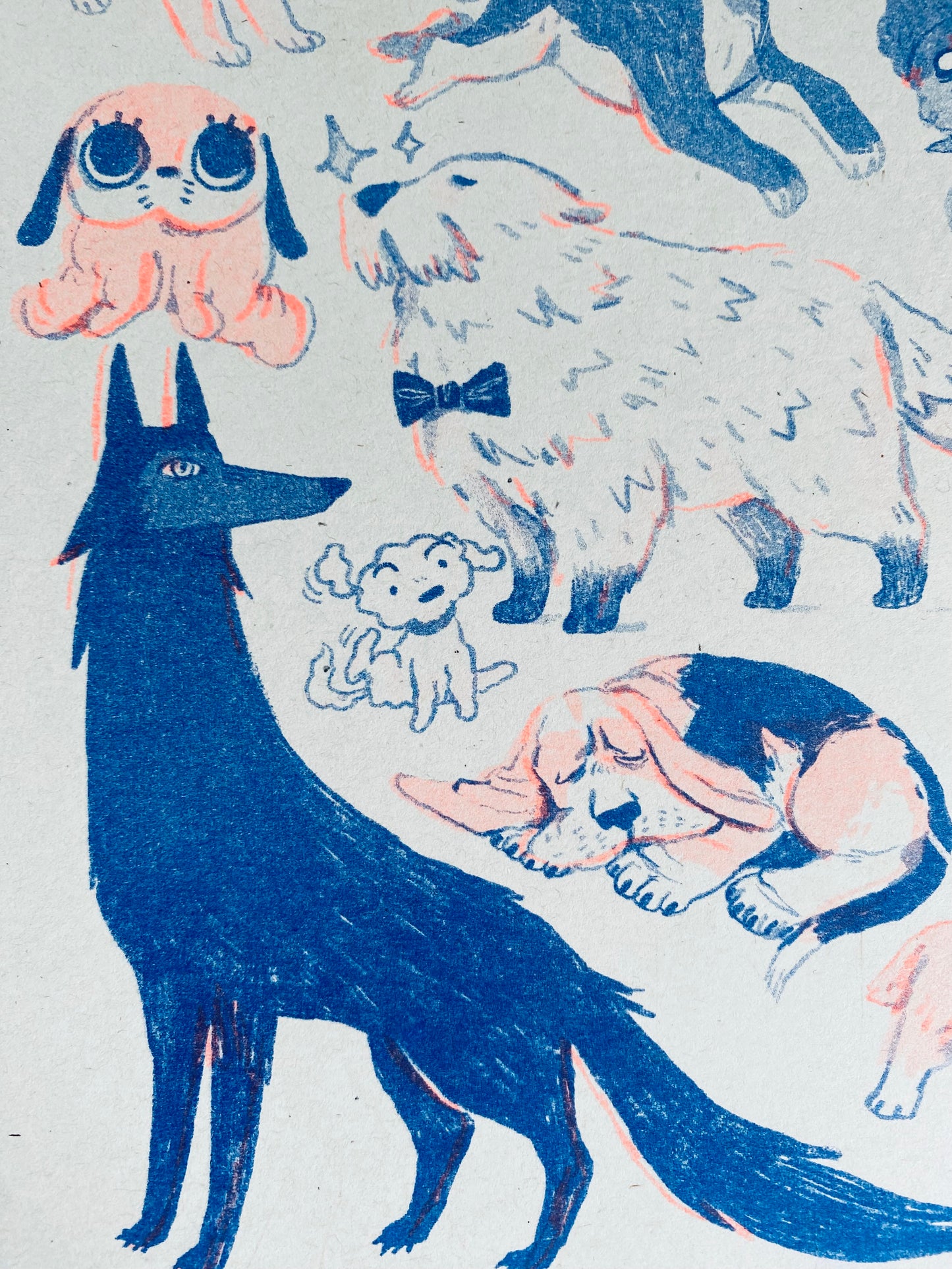 Anime Dogs Risoprint