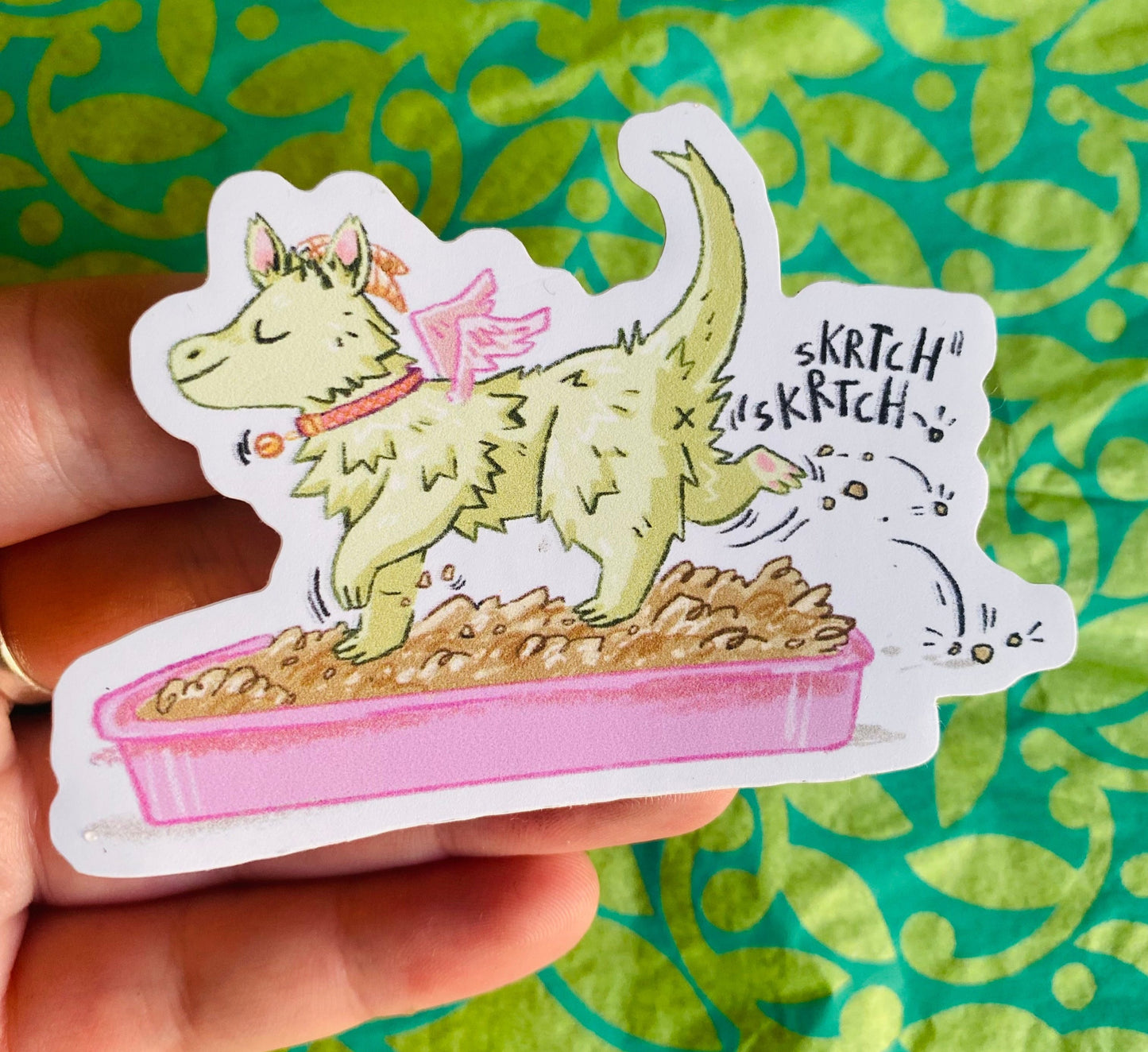 Dragon Kitten Sticker